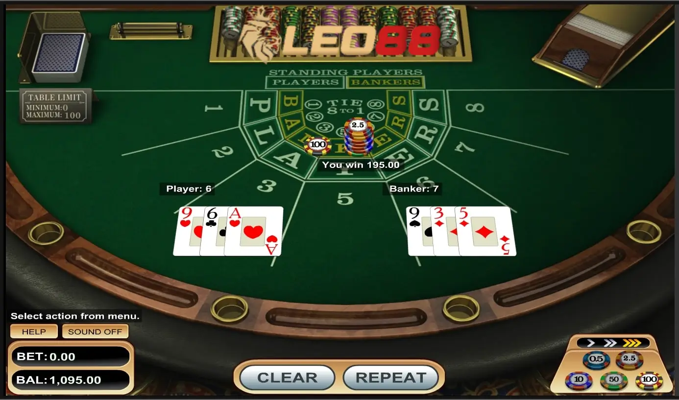 บาคาร่าออนไลน์: เทคนิคการเล่นและความลับเพื่อเอาชนะ Leo88 5 เรื่องแนะนำเกี่ยวกับยุทธศาสตร์พื้นฐาน