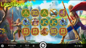 หน้าตาของเกมสล็อต การผจญภัยไซอิ๋ว LEO88
